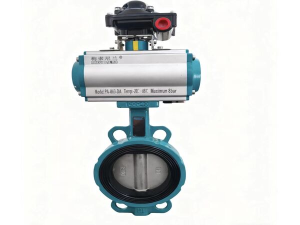 梅索尼兰气动对夹蝶阀